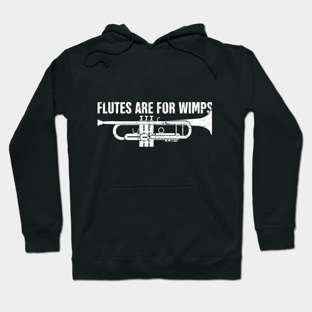 Flutes Are For Wimps Hoodie by MeatMan